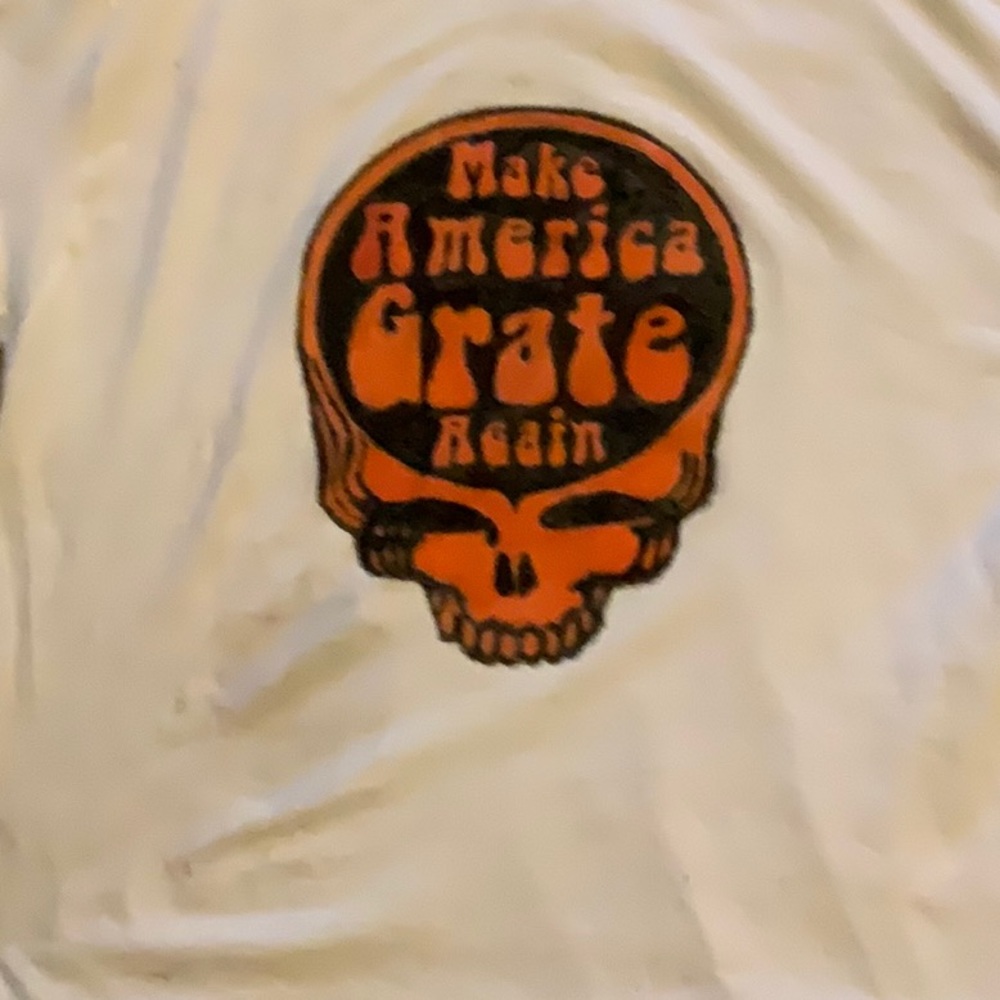 Orange and black maga grateful shirt
